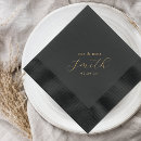 Search for black and gold napkins Foil