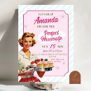 Search for retro housewife bridal shower invitations For her