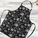 Search for dandelion aprons Black and white