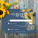 Search for sunflower wedding rsvp cards Simple