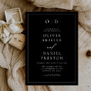 Search for modern simple calligraphy wedding invitations Classic
