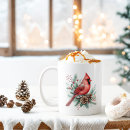 Search for northern red cardinals mugs Winter