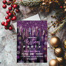 Search for purple christmas invitations Xmas