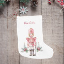 Search for nutcracker christmas stockings Pink