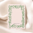 Search for floral border note cards Feminine