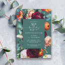 Search for teal 50th birthday invitations Elegant