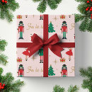 Search for pink nutcracker wrapping paper Mouse king