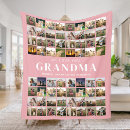 Search for grandparent photo blankets Grandmother