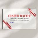 Search for sports ticket invitations Diaper raffle ticket