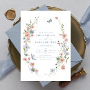 Search for elegant dusty blue wedding invitations Wildflowers