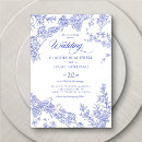 Search for delft invitations French toile