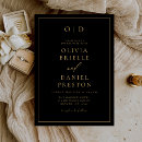 Search for black and gold wedding invitations Elegant