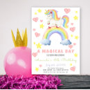 Search for magical day birthday invitations Girl birthday party
