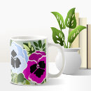 Search for pansy flower mugs Blue