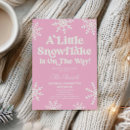 Search for a little snowflake baby shower invitations Winter wonderland