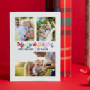 Search for 3 photo collage christmas cards Colourful