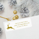 Search for deer return address labels Elegant