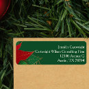 Search for festive floral return address labels Chic