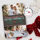 Search for christmas wedding announcement cards Just married