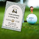 Search for golf ball birthday invitations Boy