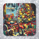 Search for vintage winter scene stickers Retro