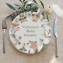 Search for adventure awaits paper plates Baby shower
