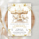 Search for carousel baby shower invitations Gender neutral