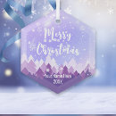 Search for crystal christmas tree decorations Purple