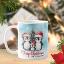 Search for penguin family mugs Festive