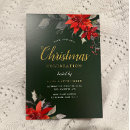 Search for green gold corporate christmas invitations Modern