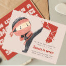 Search for ninja invitations Ninja warrior party