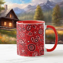 Search for red bandana mugs Cowboy