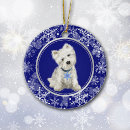 Search for westie christmas tree decorations Animal