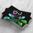 Search for dj business cards Modern