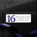 Search for sweet 16 birthday return address labels Sixteenth