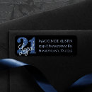 Search for 21st birthday return address labels For her