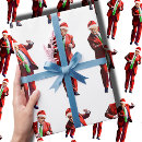 Search for funny trump wrapping paper Santa