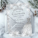 Search for snowflake quinceanera invitations Winter