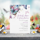 Search for purple gold baby shower invitations Baby in bloom