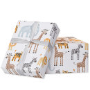 Search for baby shower elephant wrapping paper Safari animals