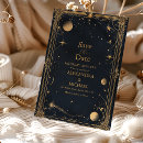 Search for celestial save the dates Black and gold