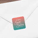 Search for teal coral stickers Ombre