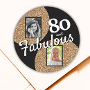 Search for 80th eighty 80 years old stickers Elegant