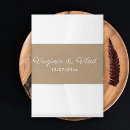 Search for kraft invitation belly bands Simple