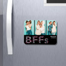 Search for best friend magnets Typography