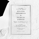 Search for tie square invitations Minimalist