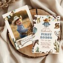 Search for western 1st birthday invitations Saddle up