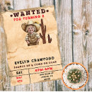 Search for wanted birthday invitations Vintage