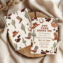 Search for boots birthday invitations Saddle up