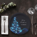 Search for black christmas plates Blue